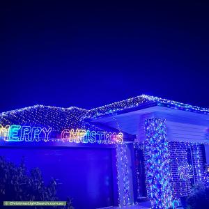 Christmas Light display at 36 Union Street, Clyde North
