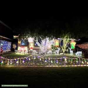 Christmas Light display at 8 Laurence Street, Rostrevor