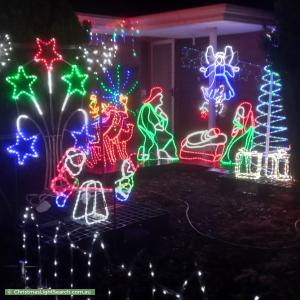 Christmas Light display at 41 Jacaranda Grove, Golden Grove