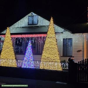 Christmas Light display at 12 Station Street, Moonah