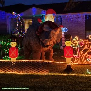 Christmas Light display at 2 Bunya Court, Narangba