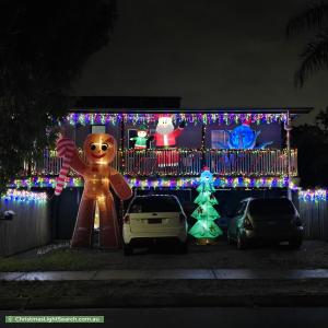 Christmas Light display at 6 Birch Street, Kingston