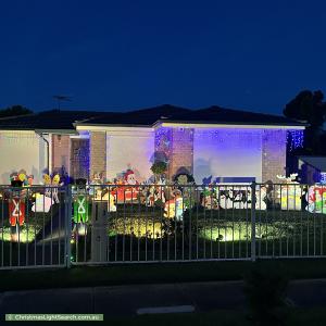 Christmas Light display at 3 Shelley Place, Wetherill Park