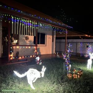 Christmas Light display at 69 Fletcher Road, Birkenhead