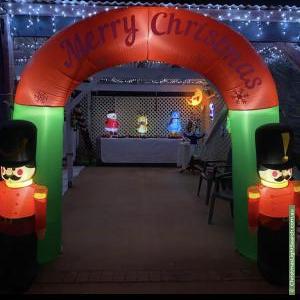 Christmas Light display at 73 Timor Avenue, Loganholme