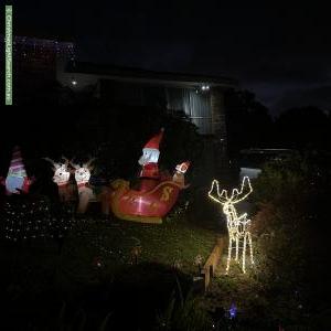 Christmas Light display at 38 Snow Gum Road, Doncaster East