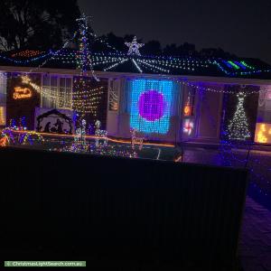 Christmas Light display at 10 Lindon Street, Elizabeth Vale