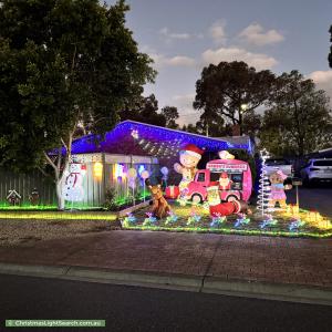 Christmas Light display at 22 Colorado Court, Werribee