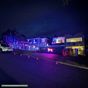 Christmas Light display at 36 Sugarloaf Street, Wavell Heights