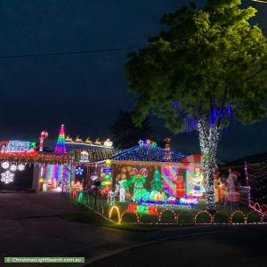 Christmas Light display at 8 Egret Court, Werribee