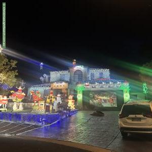 Christmas Light display at 18 Tully Place, Jerrabomberra
