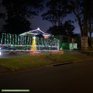 Christmas Light display at 1A Dean Street, West Pennant Hills