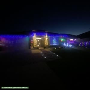 Christmas Light display at 5 Turquoise Crescent, Moana