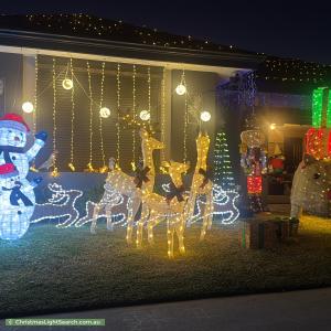 Christmas Light display at 41 Azolla Street, Banksia Grove