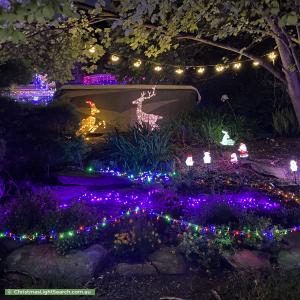 Christmas Light display at  Horseshoe Drive, Aberfoyle Park
