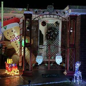 Christmas Light display at 43 Tatman Drive, Altona Meadows