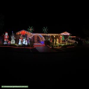 Christmas Light display at 1 House Circuit, Banks