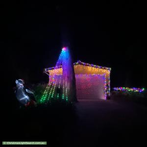 Christmas Light display at 17 Menura Avenue, Glenalta