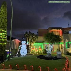 Christmas Light display at  Darter Court, Sorrento