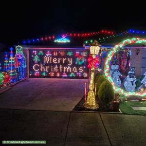 Christmas Light display at 16 Brooklime Way, Wallan