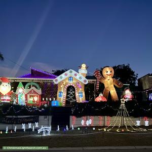 Christmas Light display at 1 Eleanor Court, Craigie