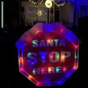 Christmas Light display at 1 Highton Street, Ringwood East