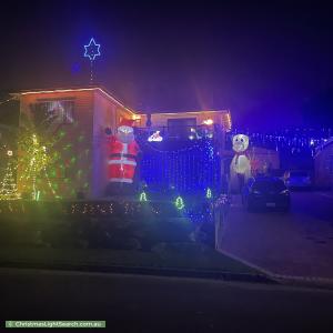 Christmas Light display at 1 Hill Street, Lobethal