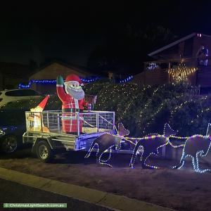Christmas Light display at 41 Must Circuit, Calwell