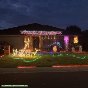Christmas Light display at 17 Butler Street, Gregory Hills
