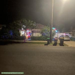 Christmas Light display at 87 Waller Street, Benalla
