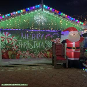 Christmas Light display at 21 Favenc Way, Padbury