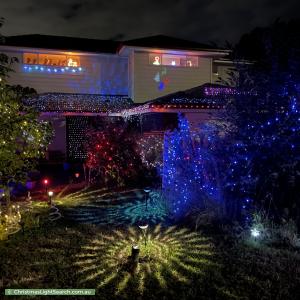 Christmas Light display at 4 Casuarina Avenue, Surrey Downs