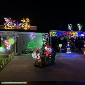 Christmas Light display at 52 Pamela Crescent, Woodridge