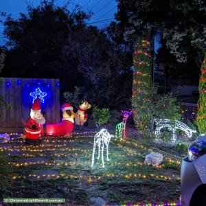 Christmas Light display at 20 Bellara Drive, Mooroolbark