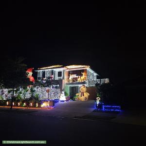Christmas Light display at 102 Brookhaven Boulevard, Bahrs Scrub