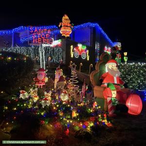 Christmas Light display at 43 Must Circuit, Calwell