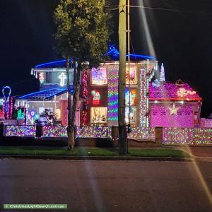 Christmas Light display at 1B Park Street, Merrylands