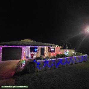 Christmas Light display at 5 Cumming Court, Glenella