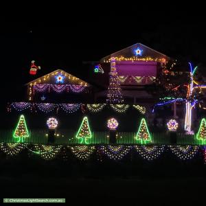 Christmas Light display at 8 Newport Gardens, Hillarys