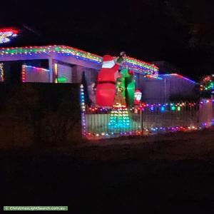 Christmas Light display at 19 Clearview Crescent, Clearview