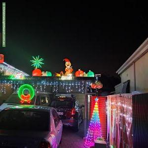 Christmas Light display at 15 Jeanette Street, Woodville Park