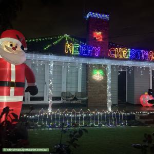 Christmas Light display at  Bedford Street, Airport West
