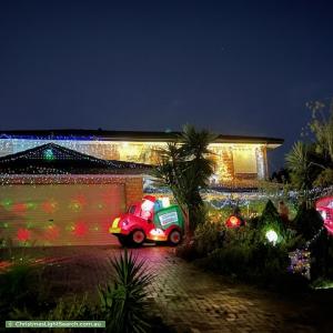 Christmas Light display at 1 Bryant Court, Golden Grove