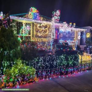 Christmas Light display at 3 Pioneer Way, Palmview