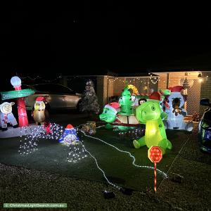 Christmas Light display at 13 Beachport Road, Seaford Rise