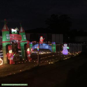 Christmas Light display at 14 Crawley Avenue, Hebersham