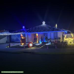 Christmas Light display at 41 Norwich Way, High Wycombe