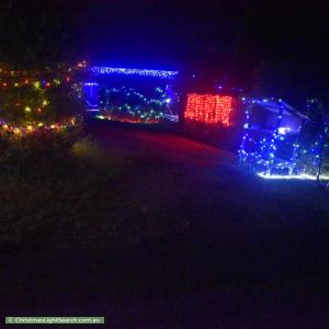 Christmas Light display at 801 Wardell Road, Meerschaum Vale