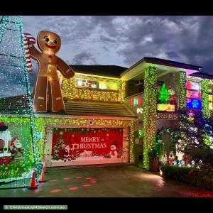 Christmas Light display at 10 Hector Court, Kellyville