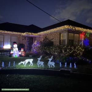 Christmas Light display at 16 Magnolia Street, Oak Park